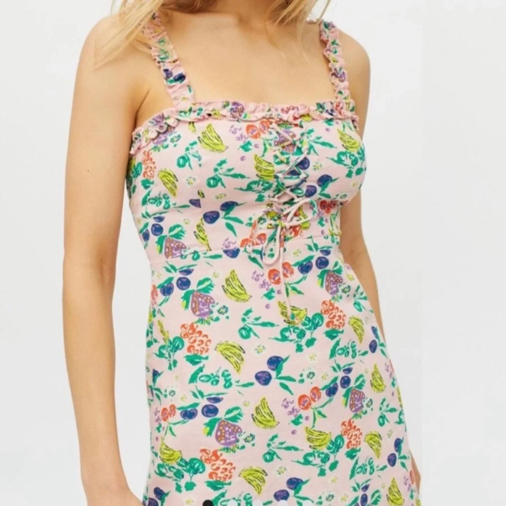 Pink Fruit Cotton Dress - Picture 12 of 12